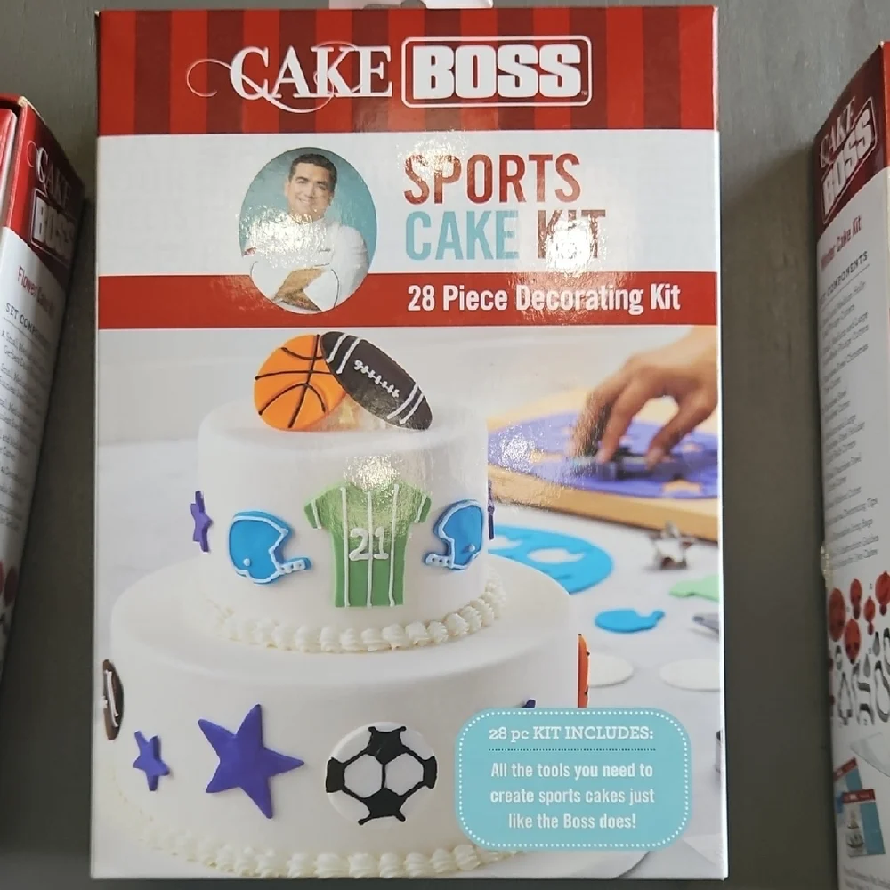 Sports Cake Kit - 28 Piece Decorating Kit
